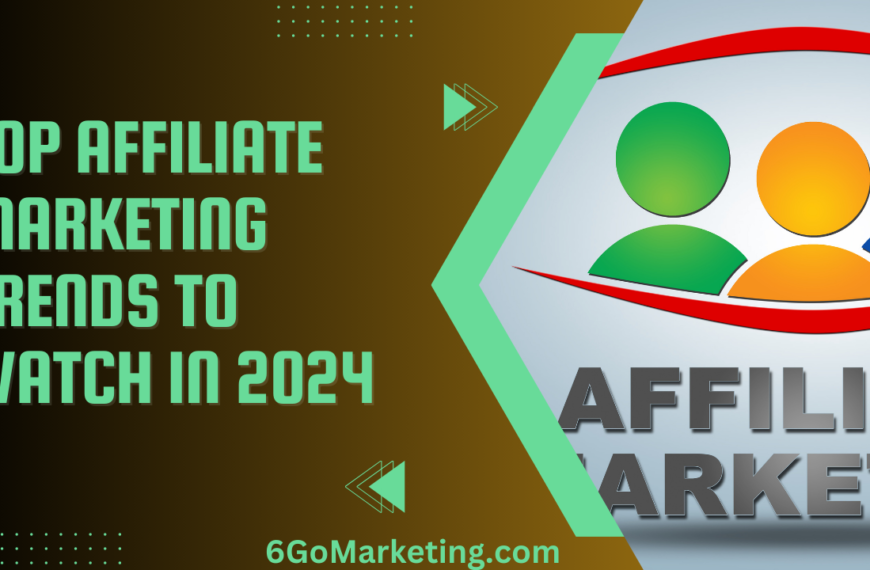 Top Affiliate Marketing Trends to Watch in 2024