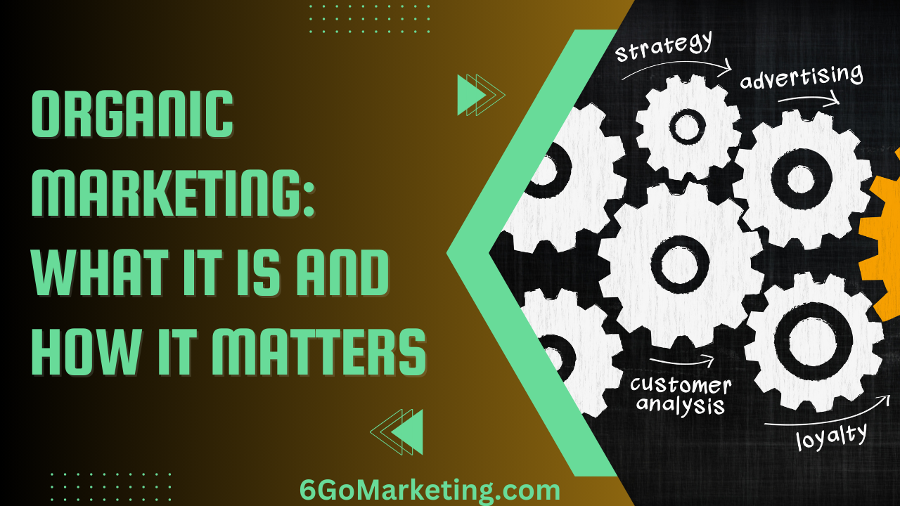 Organic Marketing: What It Is and How It Matters